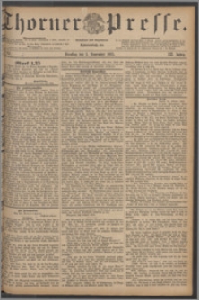 Thorner Presse 1885, Jg. III, Nro. 257