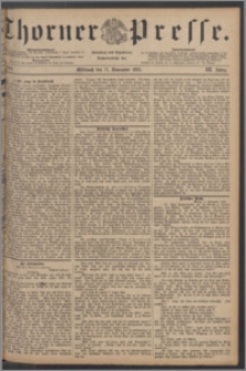 Thorner Presse 1885, Jg. III, Nro. 264