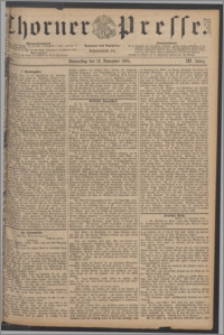 Thorner Presse 1885, Jg. III, Nro. 265