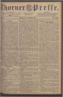 Thorner Presse 1885, Jg. III, Nro. 269