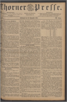 Thorner Presse 1885, Jg. III, Nro. 270