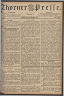 Thorner Presse 1885, Jg. III, Nro. 280