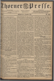 Thorner Presse 1885, Jg. III, Nro. 282