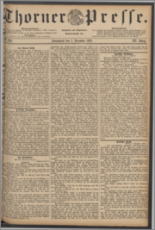 Thorner Presse 1885, Jg. III, Nro. 285