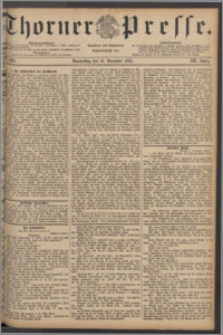 Thorner Presse 1885, Jg. III, Nro. 289