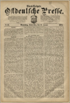 Ostdeutsche Presse. J. 2, 1878, nr 15