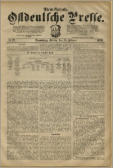 Ostdeutsche Presse. J. 2, 1878, nr 77