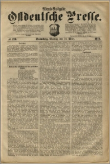 Ostdeutsche Presse. J. 2, 1878, nr 129