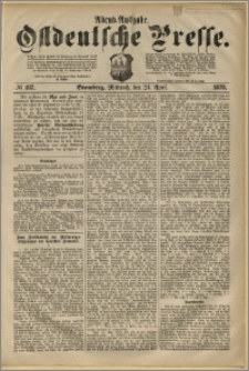 Ostdeutsche Presse. J. 2, 1878, nr 187