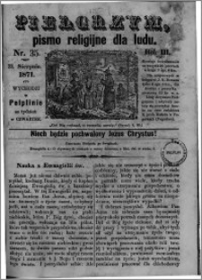 Pielgrzym, pismo religijne dla ludu 1871 nr 35