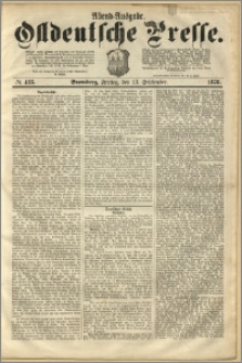 Ostdeutsche Presse. J. 2, 1878, nr 423