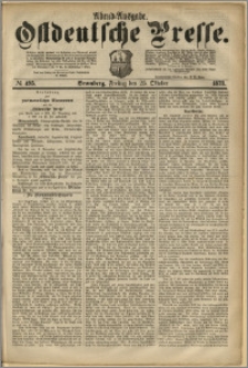 Ostdeutsche Presse. J. 2, 1878, nr 495