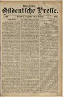 Ostdeutsche Presse. J. 2, 1878, nr 540