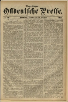 Ostdeutsche Presse. J. 2, 1878, nr 586