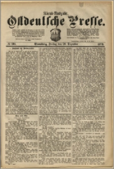 Ostdeutsche Presse. J. 2, 1878, nr 591