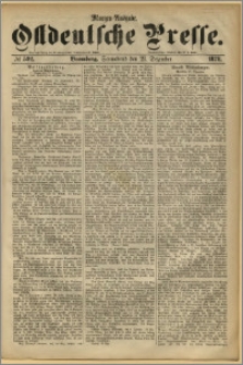 Ostdeutsche Presse. J. 2, 1878, nr 592