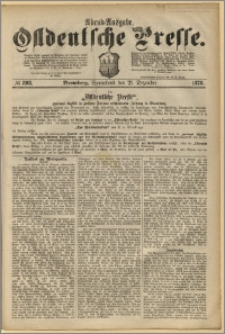 Ostdeutsche Presse. J. 2, 1878, nr 593