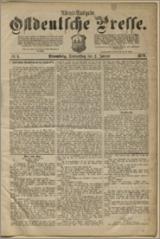 Ostdeutsche Presse. J. 3, 1879, nr 1