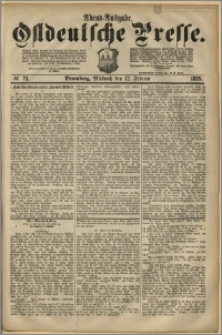 Ostdeutsche Presse. J. 3, 1879, nr 71