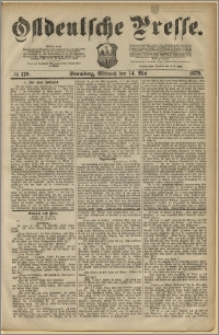Ostdeutsche Presse. J. 3, 1879, nr 170