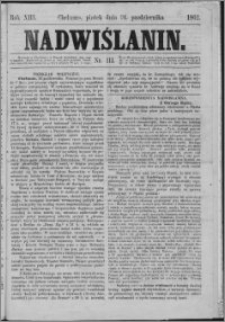 Nadwiślanin, 1862.10.24 R. 13 nr 111