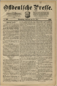 Ostdeutsche Presse. J. 3, 1879, nr 209