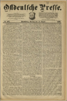 Ostdeutsche Presse. J. 3, 1879, nr 263