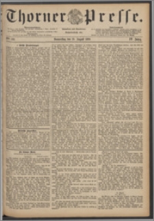 Thorner Presse 1886, Jg. IV, Nro. 192
