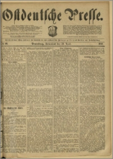 Ostdeutsche Presse. J. 12, 1888, nr 99