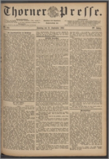 Thorner Presse 1886, Jg. IV, Nro. 219 + Beilage