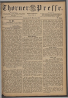 Thorner Presse 1886, Jg. IV, Nro. 279 + Beilage