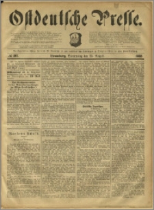 Ostdeutsche Presse. J. 12, 1888, nr 197