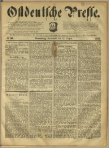 Ostdeutsche Presse. J. 12, 1888, nr 199