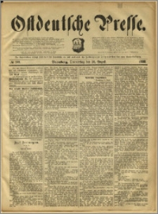 Ostdeutsche Presse. J. 12, 1888, nr 203
