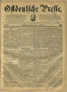Ostdeutsche Presse. J. 12, 1888, nr 207