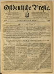Ostdeutsche Presse. J. 12, 1888, nr 226