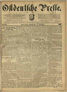 Ostdeutsche Presse. J. 12, 1888, nr 273