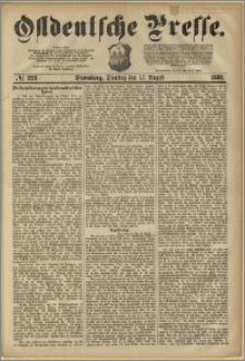 Ostdeutsche Presse. J. 4, 1880, nr 222