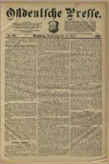 Ostdeutsche Presse. J. 5, 1881, nr 102