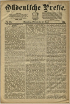 Ostdeutsche Presse. J. 5, 1881, nr 105