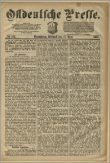 Ostdeutsche Presse. J. 5, 1881, nr 112