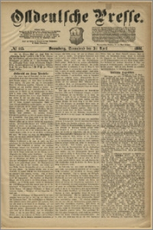 Ostdeutsche Presse. J. 5, 1881, nr 115