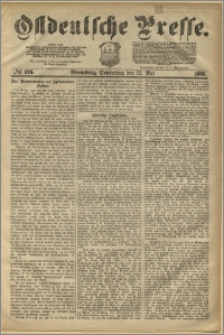 Ostdeutsche Presse. J. 5, 1881, nr 126