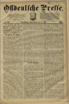 Ostdeutsche Presse. J. 5, 1881, nr 135
