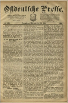 Ostdeutsche Presse. J. 5, 1881, nr 139