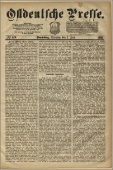 Ostdeutsche Presse. J. 5, 1881, nr 149