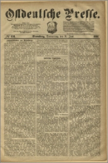 Ostdeutsche Presse. J. 5, 1881, nr 158