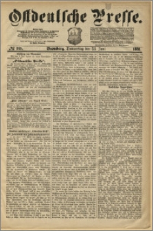 Ostdeutsche Presse. J. 5, 1881, nr 165