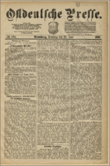 Ostdeutsche Presse. J. 5, 1881, nr 170