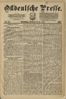 Ostdeutsche Presse. J. 5, 1881, nr 171